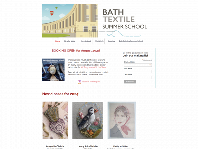 bathtextilesummerschool.co.uk snapshot