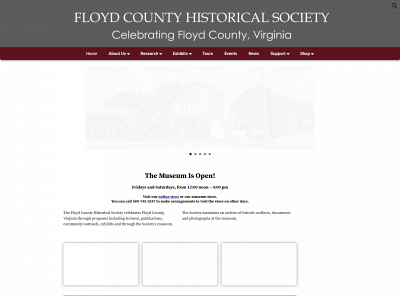 floydhistoricalsociety.org snapshot