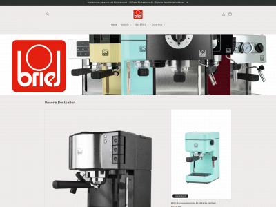 briel-coffee.com snapshot