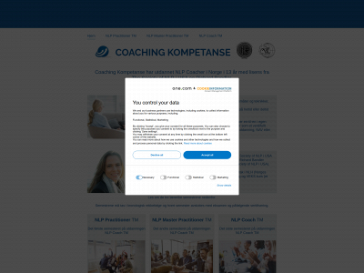 coachingkompetanse.no snapshot