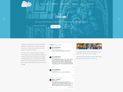 ourladyoftheshoals.org snapshot