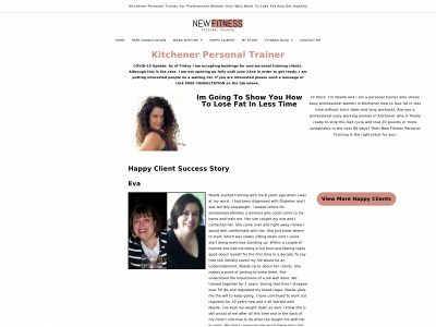 kitchenerpersonaltrainer.com snapshot