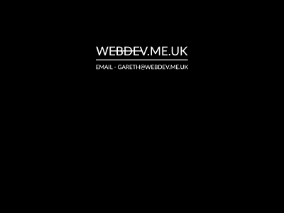webdev.me.uk snapshot
