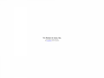 deckerinsurance.com snapshot