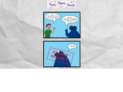 poorlydrawnshark.com snapshot