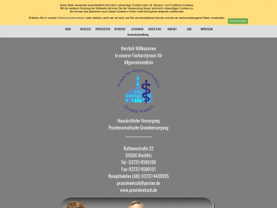 praxisknetsch.de snapshot