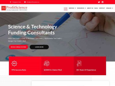 profitscience.ca snapshot