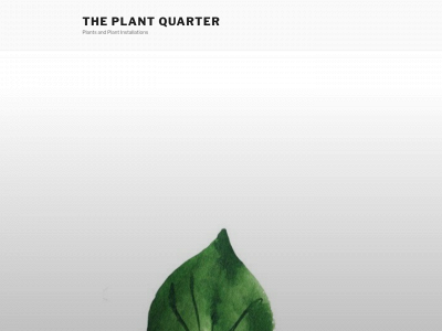 theplantquarter.com snapshot
