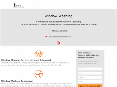 nycitywindowcleaning.com snapshot