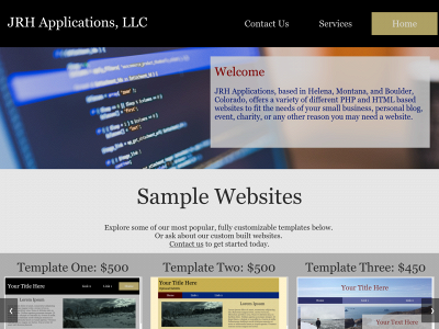 jrhapplications.com snapshot