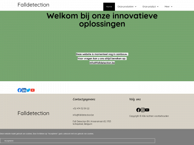 falldetection.be snapshot