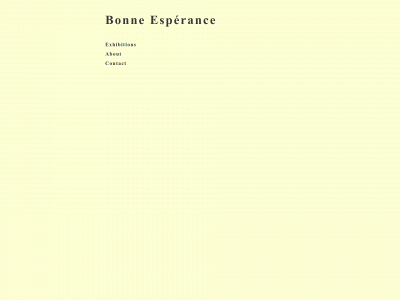 bonneesperance.org snapshot