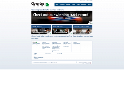 cloverleafsolutions.com snapshot