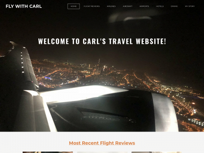 www.flywithcarl.com snapshot