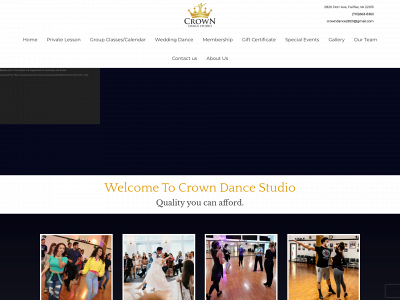 crowndancestudio.com snapshot