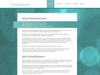 patientpartners.eu snapshot