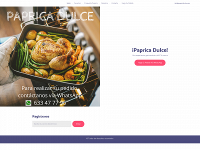 papricadulce.com snapshot