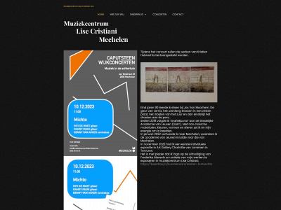 muziekcentrumlisecristiani.be snapshot