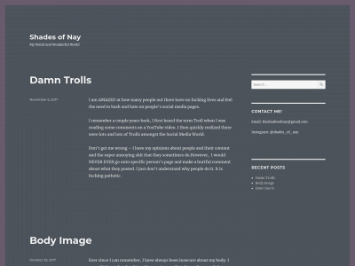 shadesofnay.com snapshot