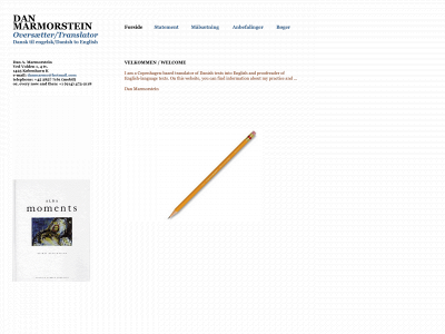 danmarmorstein.net snapshot