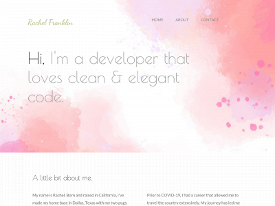 rachwritescode.com snapshot