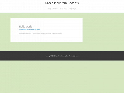 thegreenmountaingoddess.com snapshot
