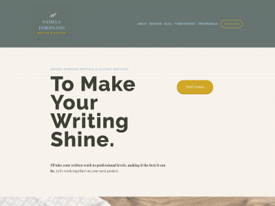 pamelaferdinand.com snapshot