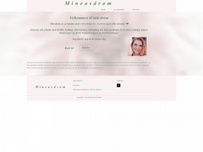 mineasdrøm.dk snapshot