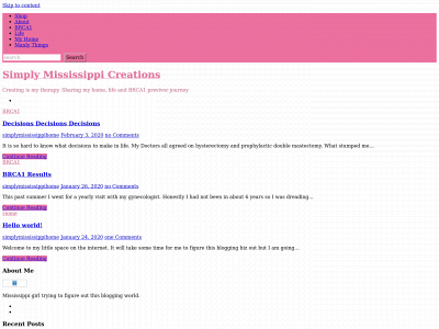 simplymississippihome.com snapshot