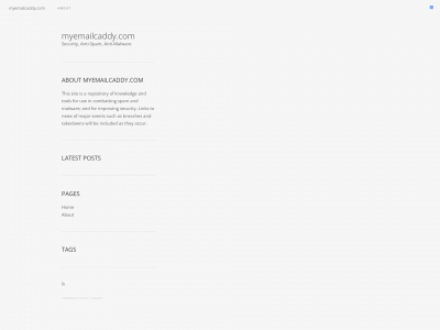 myemailcaddy.com snapshot