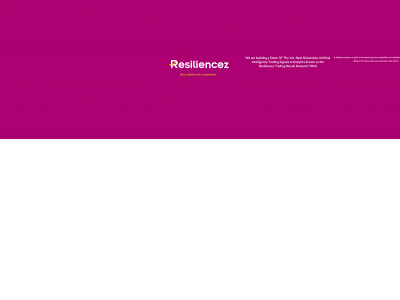resiliencez.com snapshot