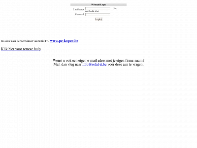 solidmail.be snapshot