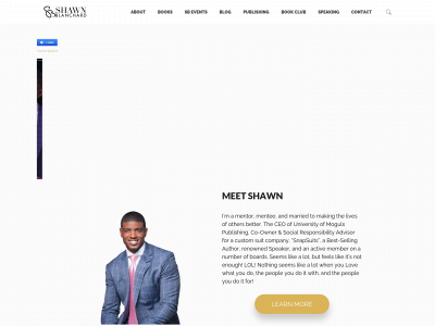 shawntblanchard.com snapshot