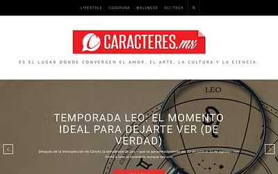 caracteres.mx snapshot