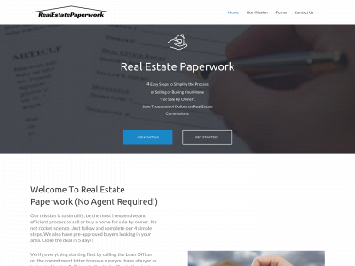 realestatepaperwork.com snapshot