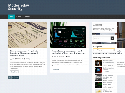 moderndaysecurity.tech snapshot