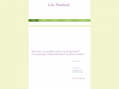 leanadaud.fr snapshot