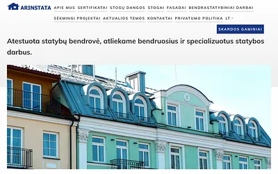 arinstata.lt snapshot