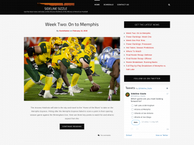 sidelinesizzle.net snapshot