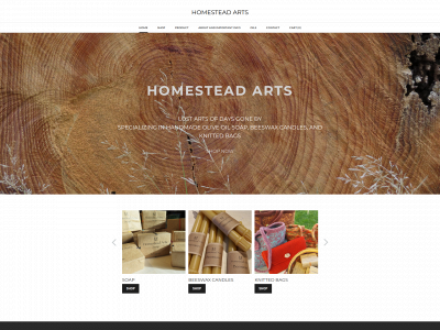www.homesteadarts.net snapshot