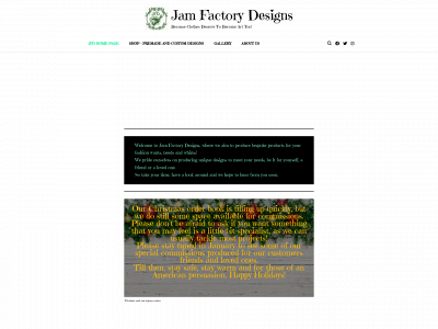 jamfactorydesigns.com snapshot