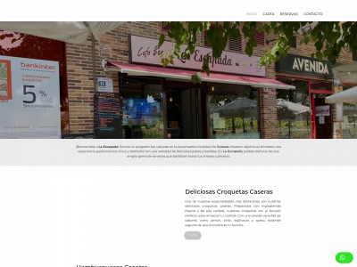 cafebarlaescapada.com snapshot