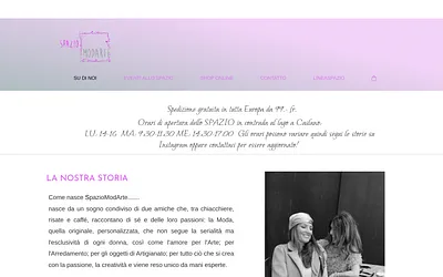 spaziomodarte.ch snapshot
