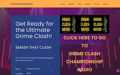 grimeclashchampionship.co.uk snapshot