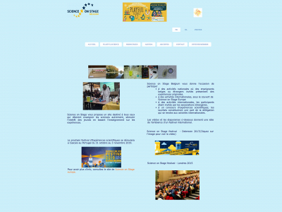 scienceonstage.be snapshot
