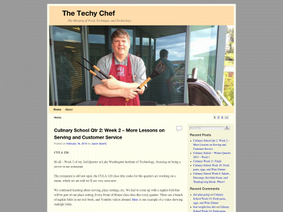 thetechychef.com snapshot