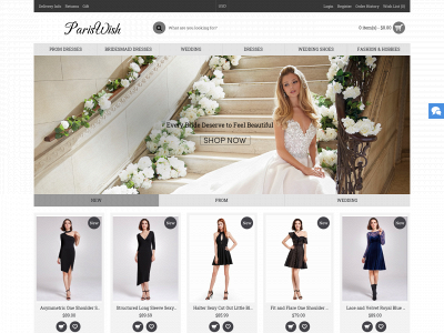 pariswish.com snapshot