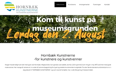 hornbaekkunstnerne.dk snapshot