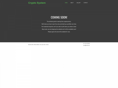 crypto-system.one snapshot