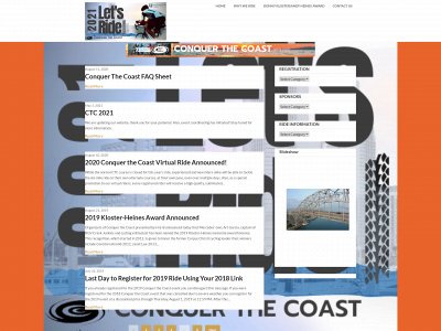 conquerthecoast.org snapshot